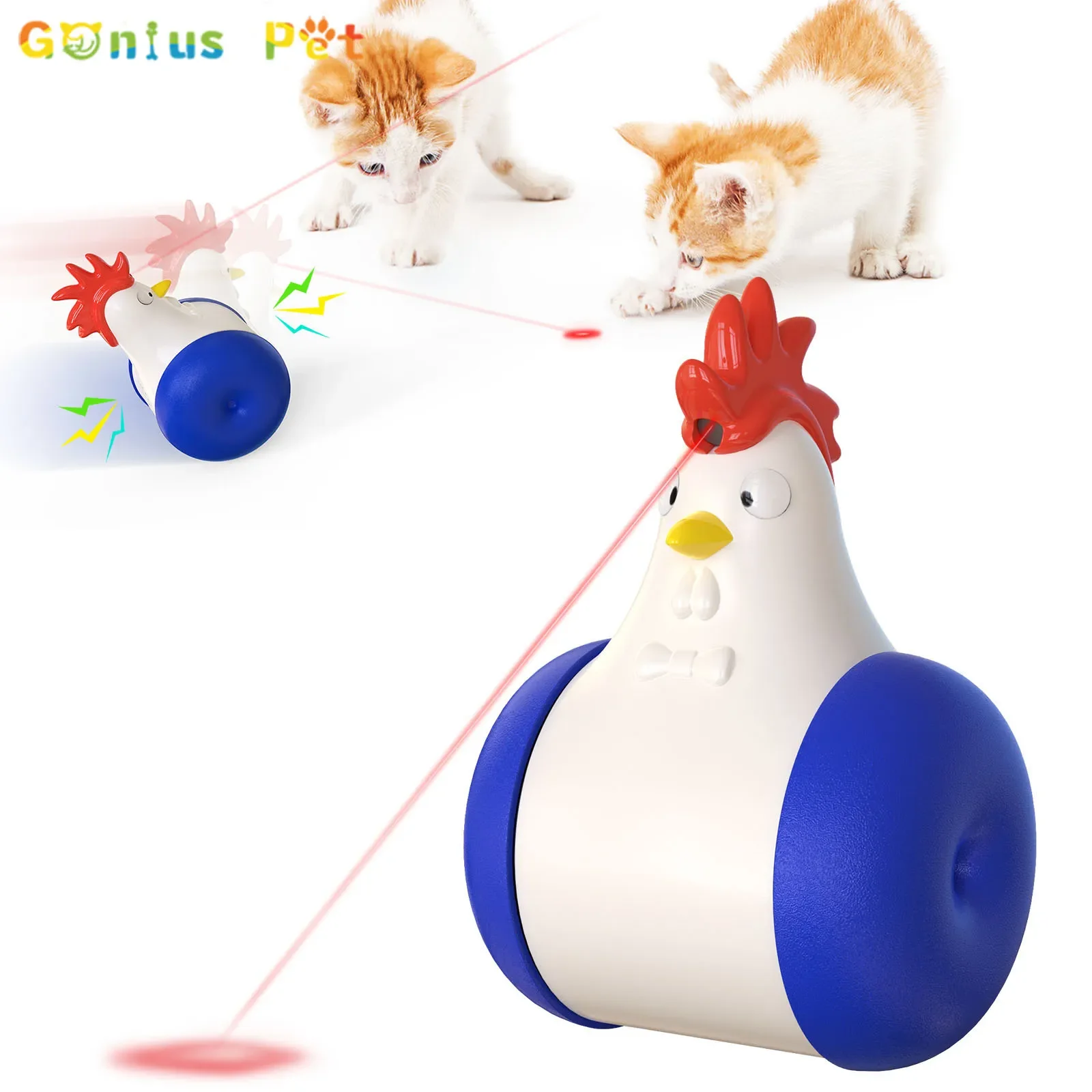 

NEW Cat Toy Interactive Laser Infrarod Kitten Toys Sound Device Light Cats For Pet Supplies Accessories DropShipping