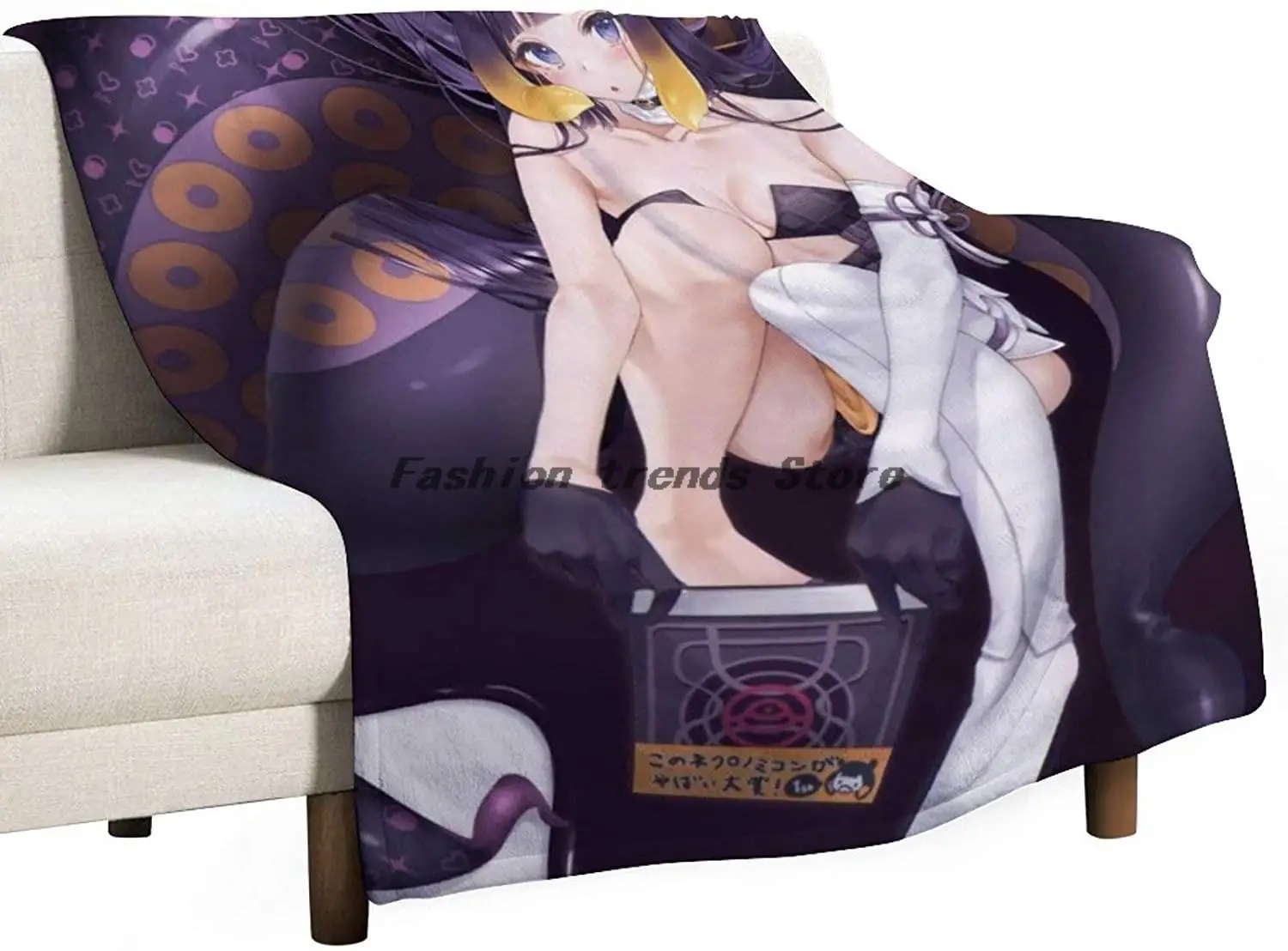 

3D Printed Blanket | Anime Bikini Loli Cartoon Characters Blanket Quilt |Soft Plush Fleece Blanket Gift for Anime Fan and Otaku