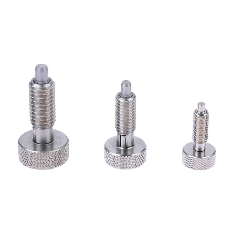 

VCN230-CN накатанные ручные плунжеры из нержавеющей стали, пружинный Плунжер, самоблокирующиеся болты с гайками