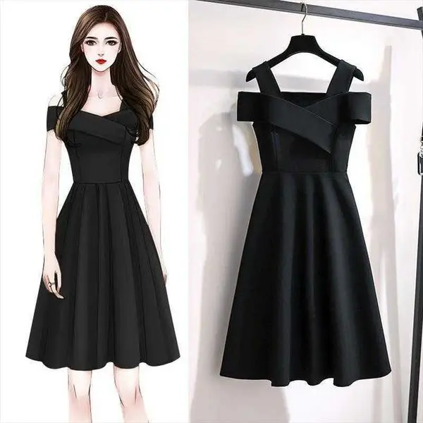 

Large Size Dress Womens Clothing Fat Sister Fashion Elegant Female Belly