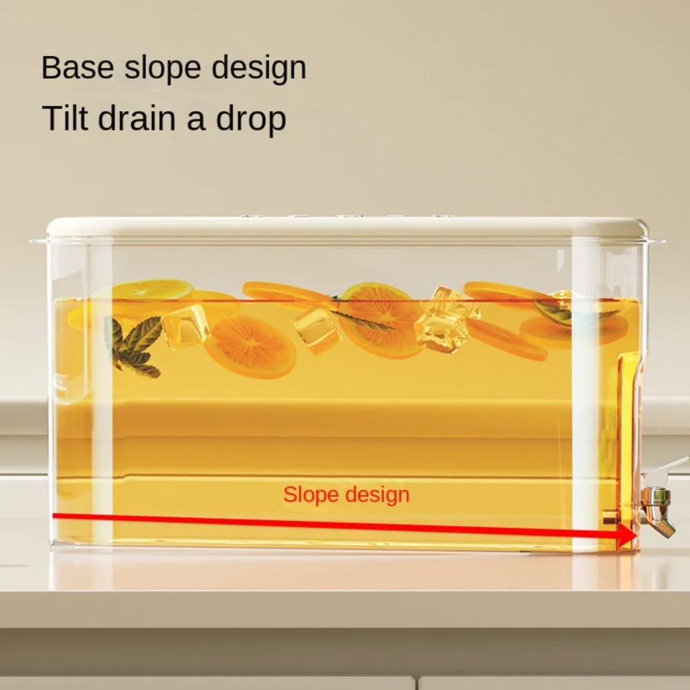 Оригинальный 4-литровый Чайник Для Холодной Воды С Краном Прозрачный Пластиковый