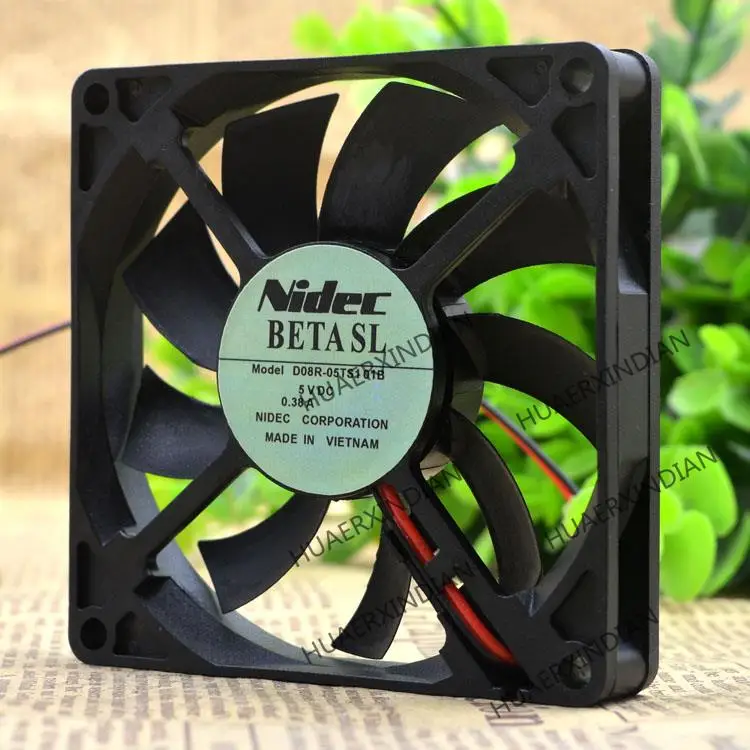 Новый D08R-05TS1 01B 8015 5V 0.38A 8CM USB Охлаждающий вентилятор в сборе
