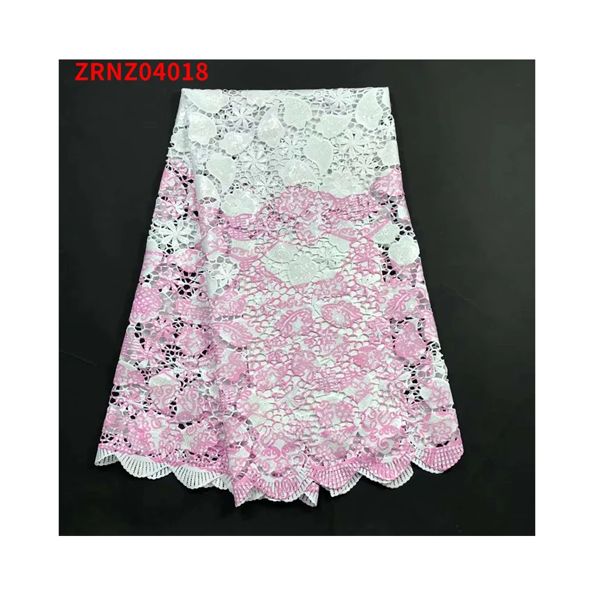 Популярная ручная работа африканская французская печать дышащая свадебная