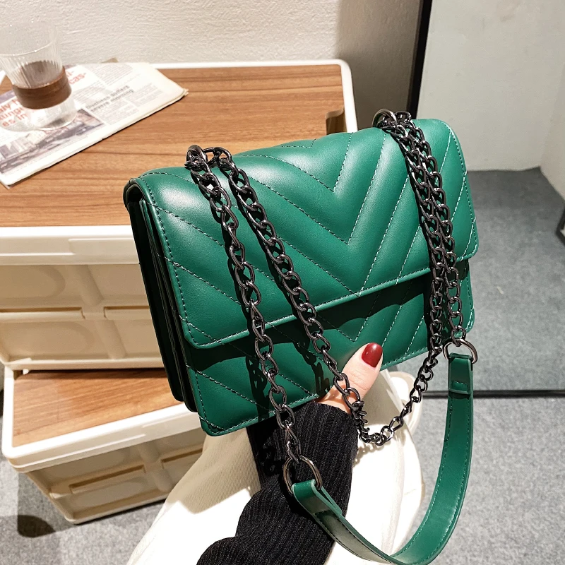 

Women's Bag 2023 Trend Handbag Designer Brand Quilted Ladys Shoulder Bag Small Underarm Crossbody Femme PU Leather Messenger Bag
