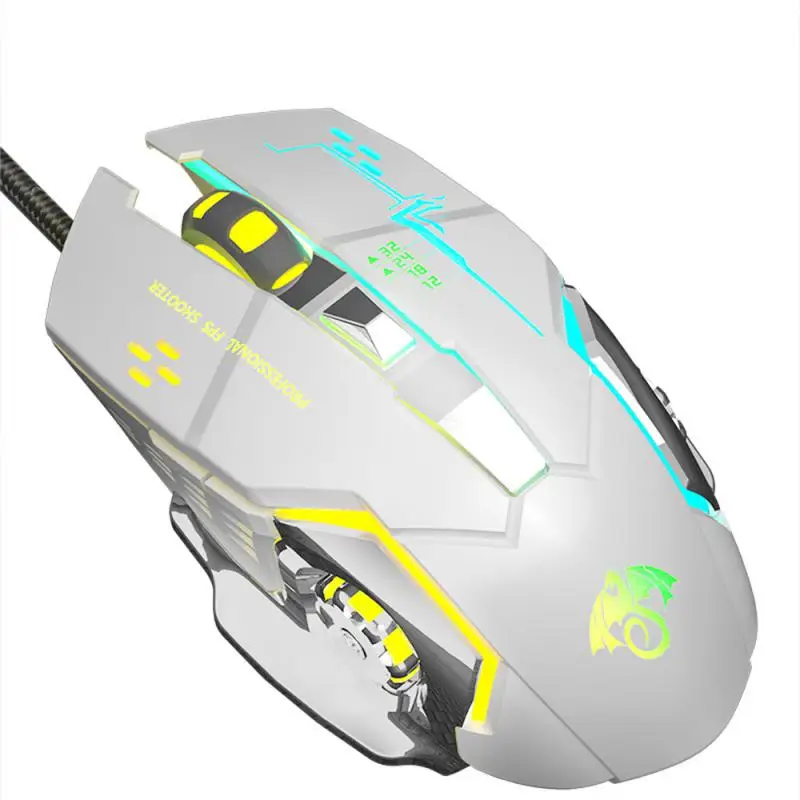 

RYRA Backlight Wired Gaming Mouse 3500 DPI RGB Light Computer Optical Mouse Gamer Mice Ergonomic USB Gaming Mice For PC Laptop