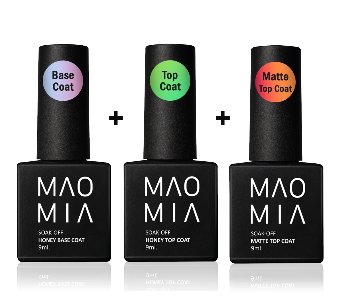 

MAOMIA New Base coat Top coat Matte top coat Soak Off UV/LED 9ML Professional Salon Nail Paint Semi Permanent Manicure
