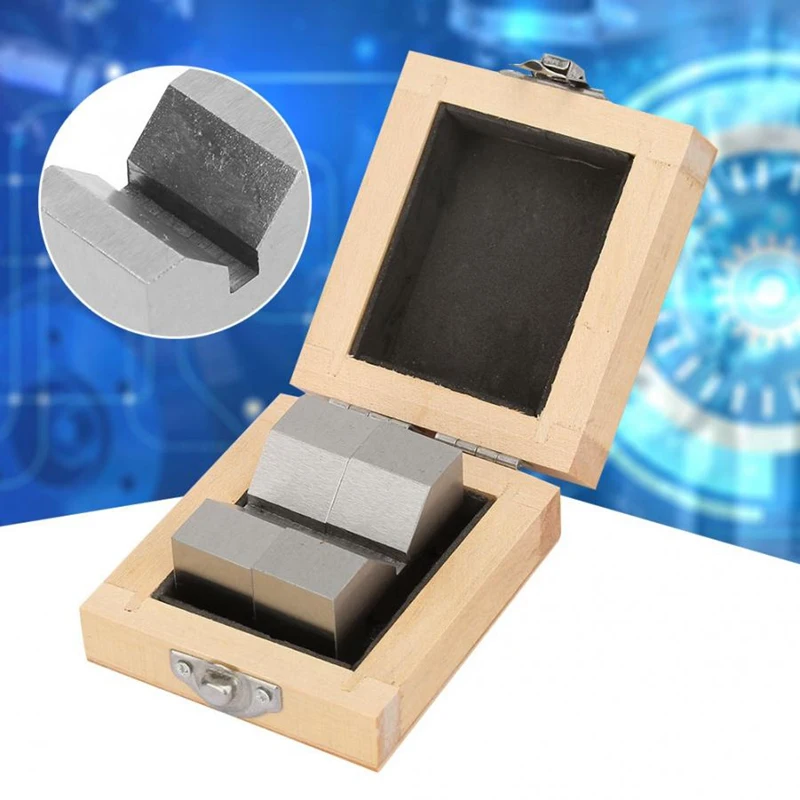 Высокоточный V-образный блок из углеродистой стали M 50 мм для измерения платформы