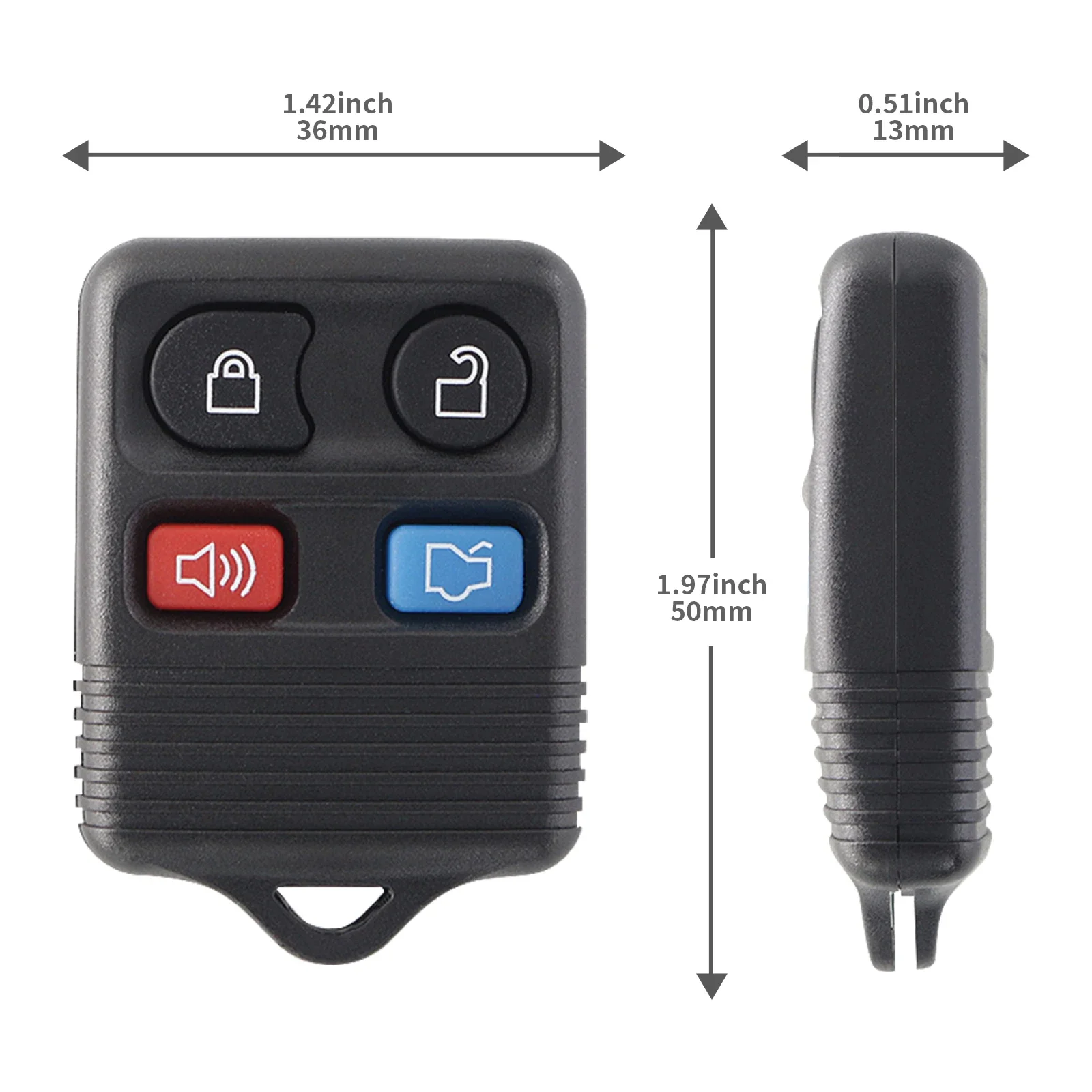 4-кнопочный автомобильный дистанционный ключ CWTWB1U331 печатная плата 315 МГц для Ford