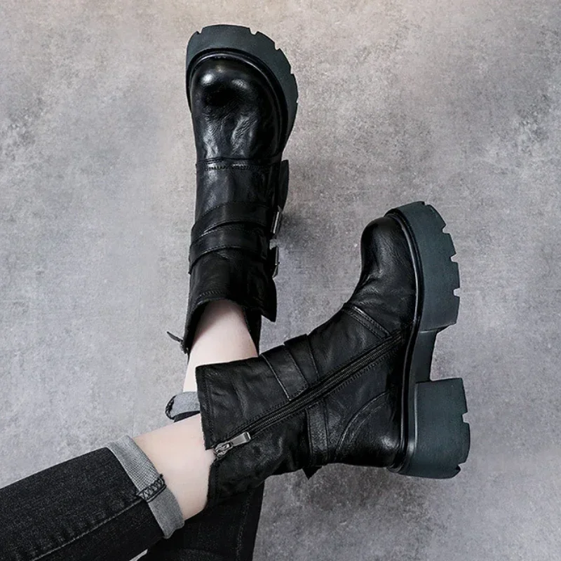 Koznoy/женские осенне-весенние модные зимние плюшевые ботильоны Челси из