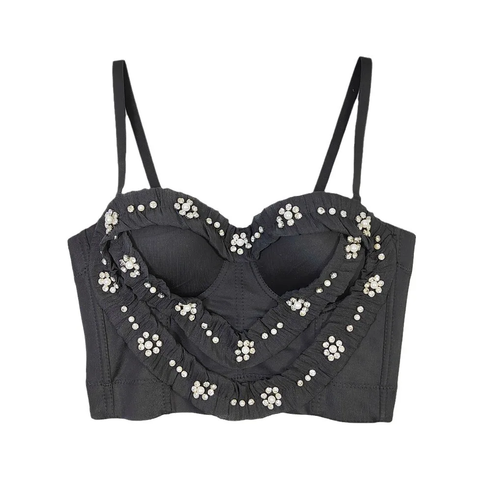 Cupnaya мерцающие звездочки милое женское сексуальное бюстье черный бюстгальтер с
