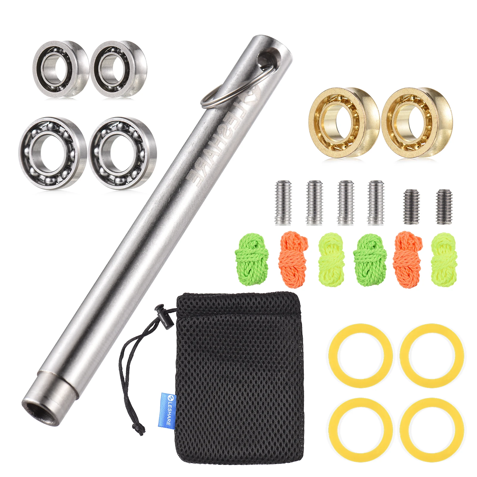 

Yoyo Replacement Bearing Pack 4pcs 10 Ball Unresponsive Yoyo Bearings 2pcs 8 Ball Responsive with Axles Yoyo Remover Tool