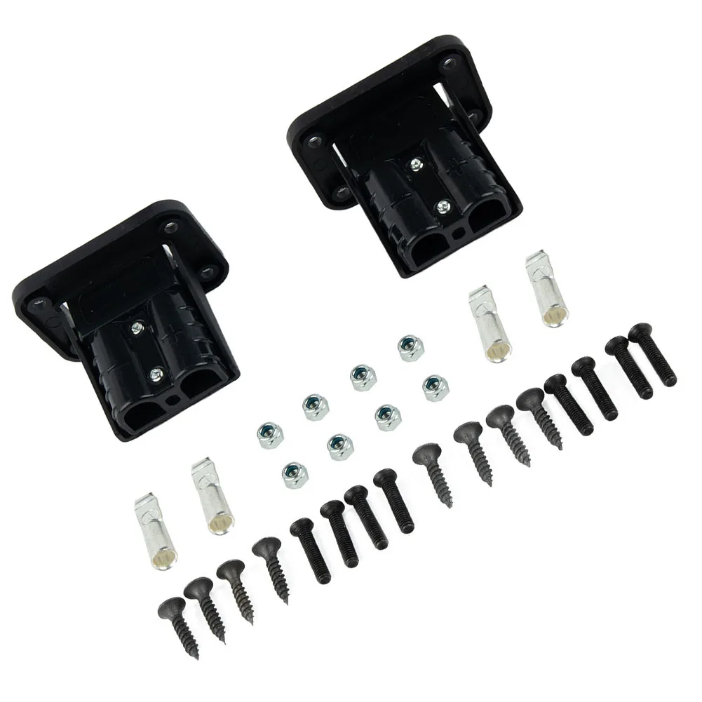 

FOR Anderson Plug Flush Mount 50Amp Mounting Bracket Panel Cover For Caravan 600W For Anderson Socket Panel Shells Terminals