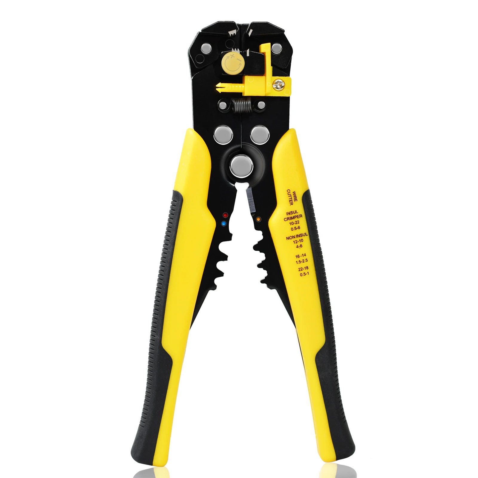 

3 in 1 Automatic Self Adjusting Wire Stripper/ Cutter/ Crimper, 8 Inch Multi Pliers For Electrical Wire Stripping, Cable Cutting