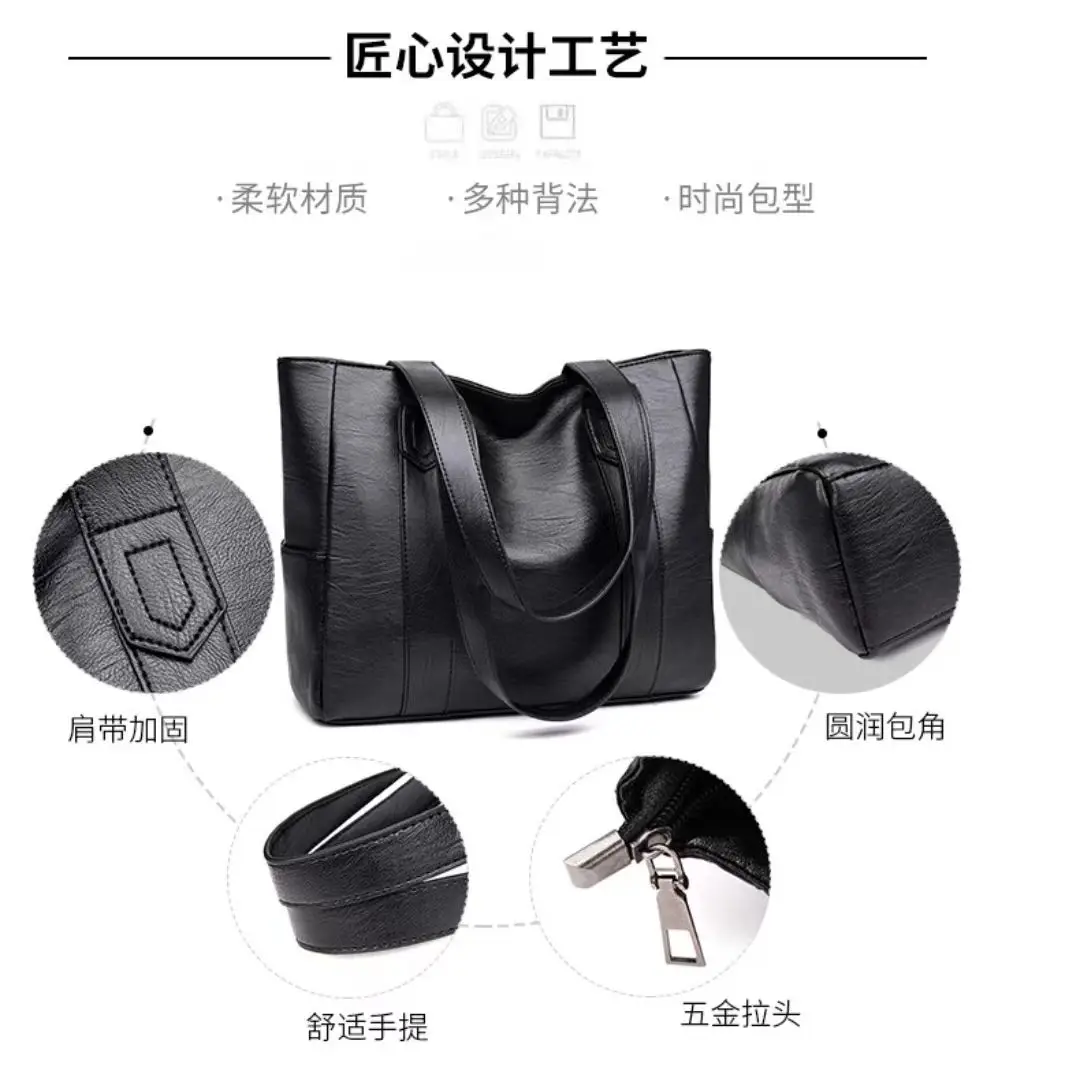 2023 New Fashion Versatile Large Capacity Women's Handbag Four Seasons Shopping Travel Single Room Crossbody Bag