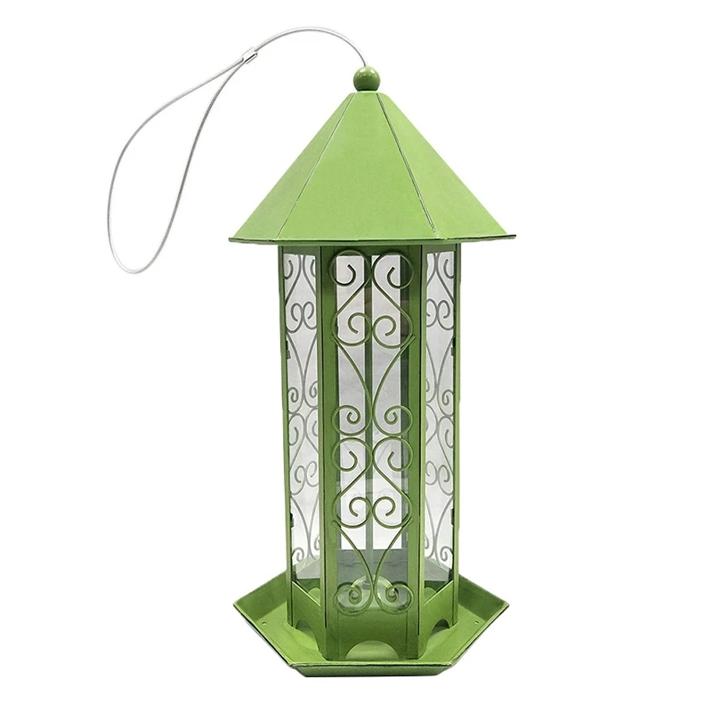 

Bird Feeder for Outside Metal Hanging Bird Feeders for Outdoors Garden Yard Decoration Outdoor Gardening