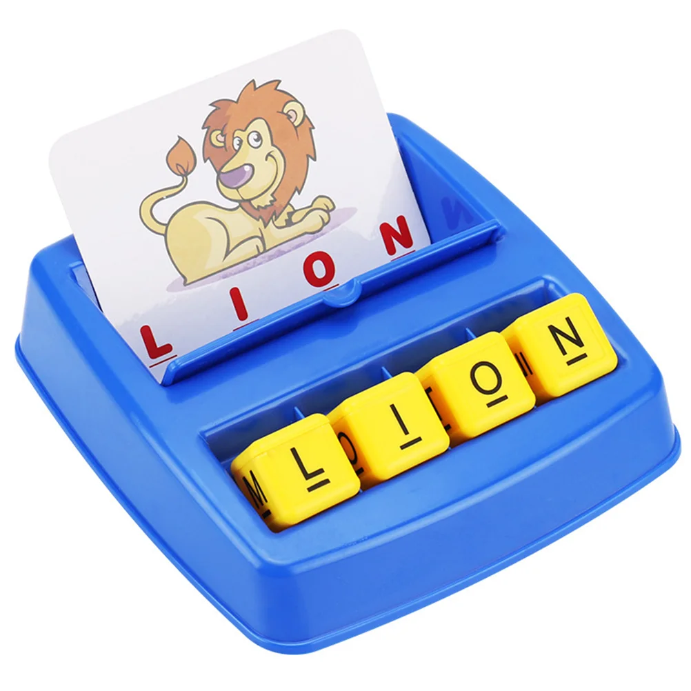 

1 Set Alphabet Letters Literacy Fun Game Early Childhood Alphabet Machine Educational Toys Learning Machines (Blue)