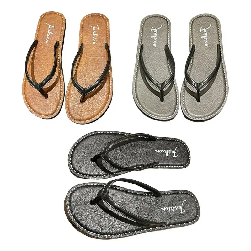 

Женские пляжные сандалии, удобные шлепанцы, пляжные сандалии, легкие противоскользящие сандалии для душа, уличные тапочки для душа