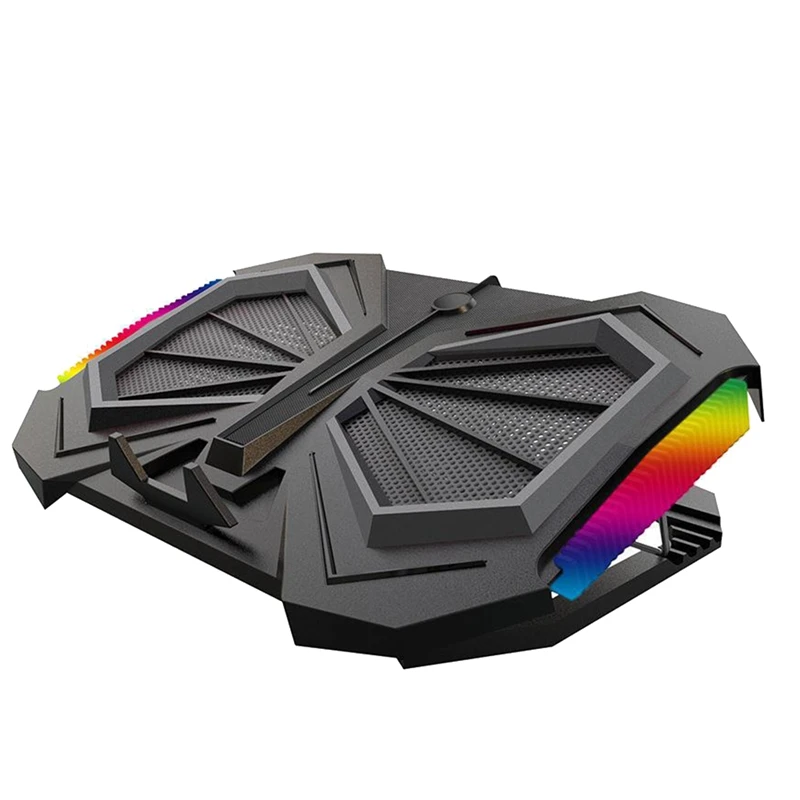 1 Pcs RGB Notebook Radiator Stand Notebook Base Radiator Stand Laptop Cooling Stand 1 Pcs RGB Notebook Radiator Stand Notebook Base Radiator Stand Laptop Cooling Stand