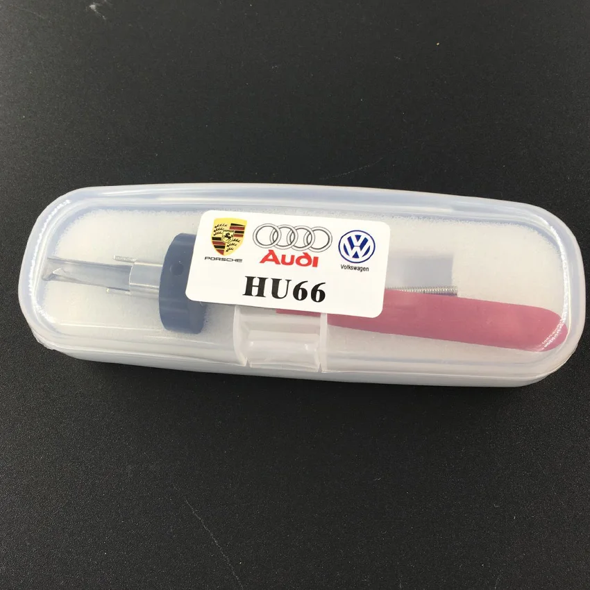 

Оригинальный инструмент для вскрытия замков HUK HU66 с внутренней резьбой и красной ручкой для замков VW.