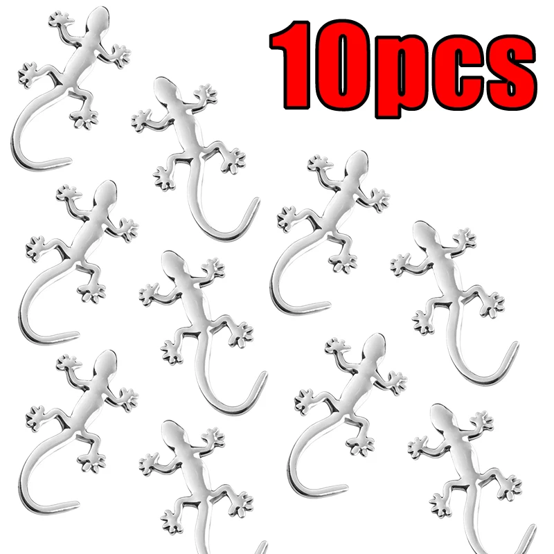 

10 Упаковок 3D Geckos Ящерица Автомобиль Мотоцикл Водонепроницаемые Светоотражающие Наклейки Автостайлинг Аксессуары Животный...