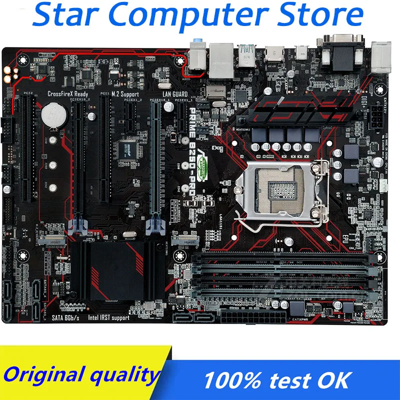 

Для ASUS B250 MINING EXPERT B250 B250M LGA 1151 материнская плата DDR4 компьютер USB3.0 SATA3 настольная материнская плата Б/у