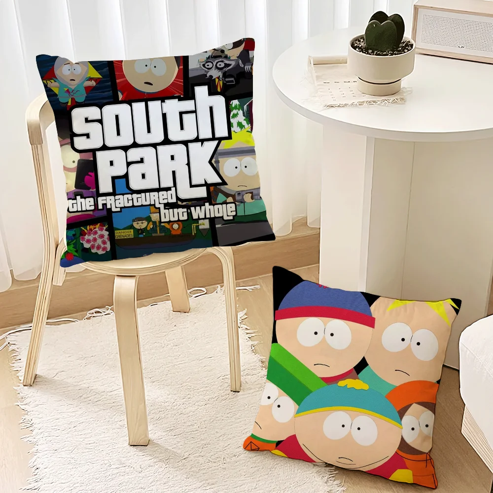 Наволочка с рисунком П-Парка для дивана спальни гостиной офиса прикроватная