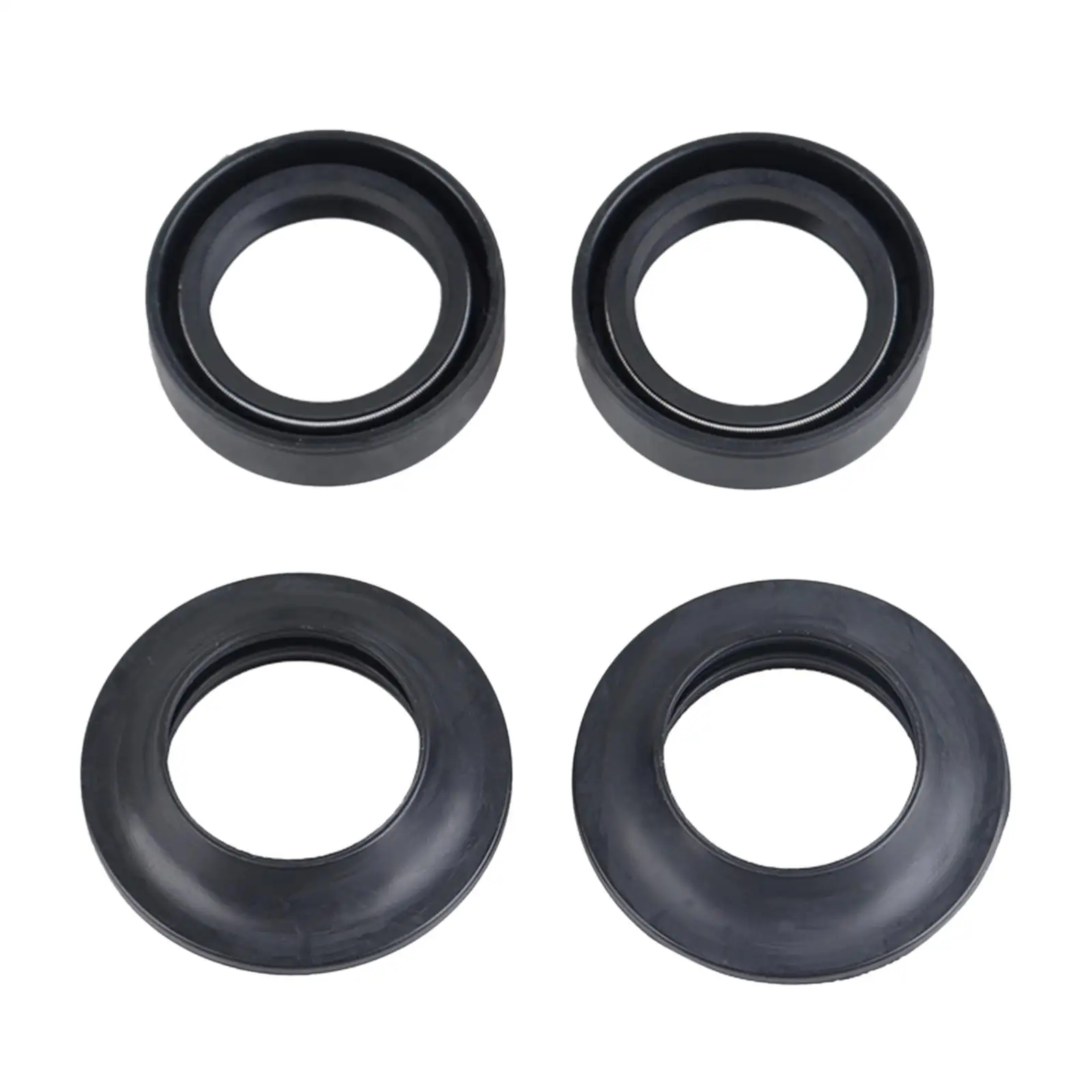 

4Pcs Front Fork Dust and Oil Seal Kit Motorcycle Accessories Replaces for MX80