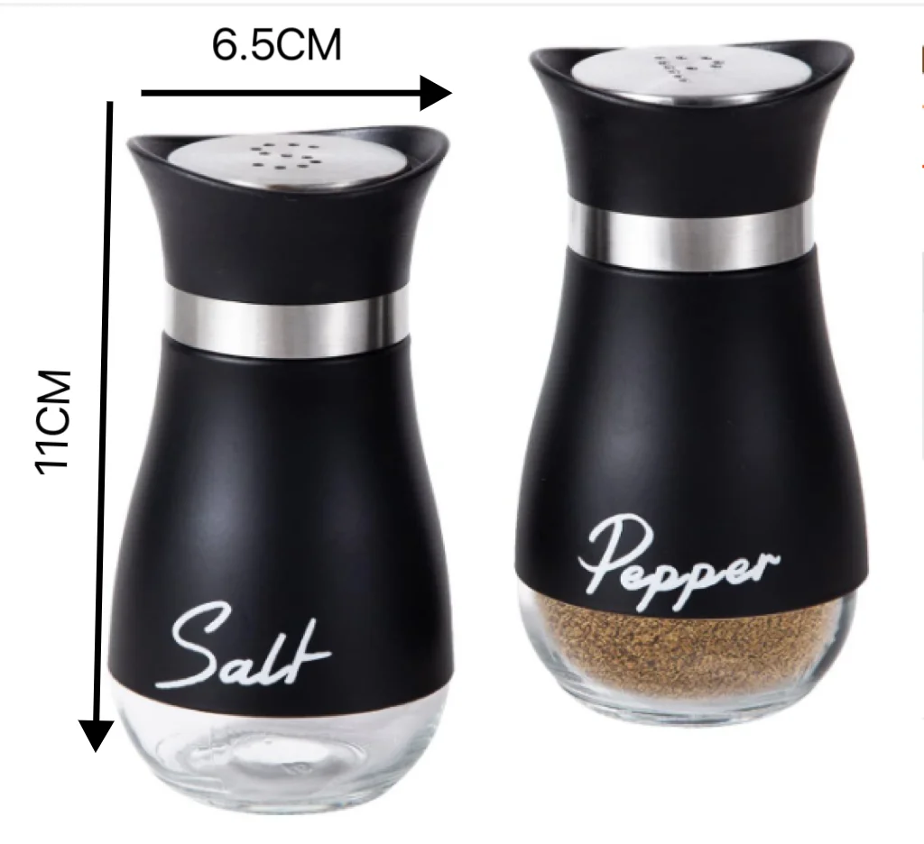 

Набор стеклянных шейкеров для соли и перца