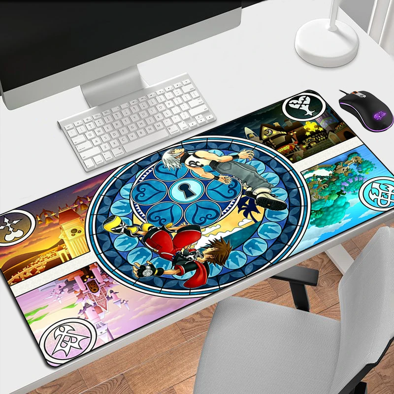 

Kingdom Hearts Mousepad Xxl Gaming Mouse Pad Pc Accessories Desk Mat Gamer Keyboard Large game Extended Protector Mice Computer