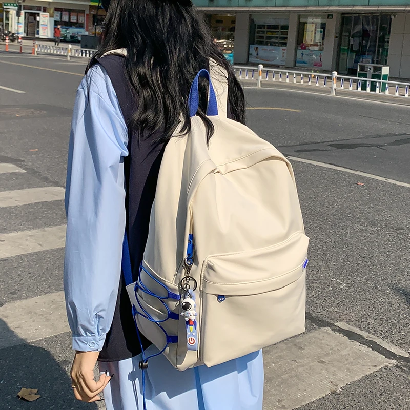 

Sell Well Fashion Female Bookbag Travel Women Backpack for Teenagers Girl College Men Black School Bag Casual Student Mochila