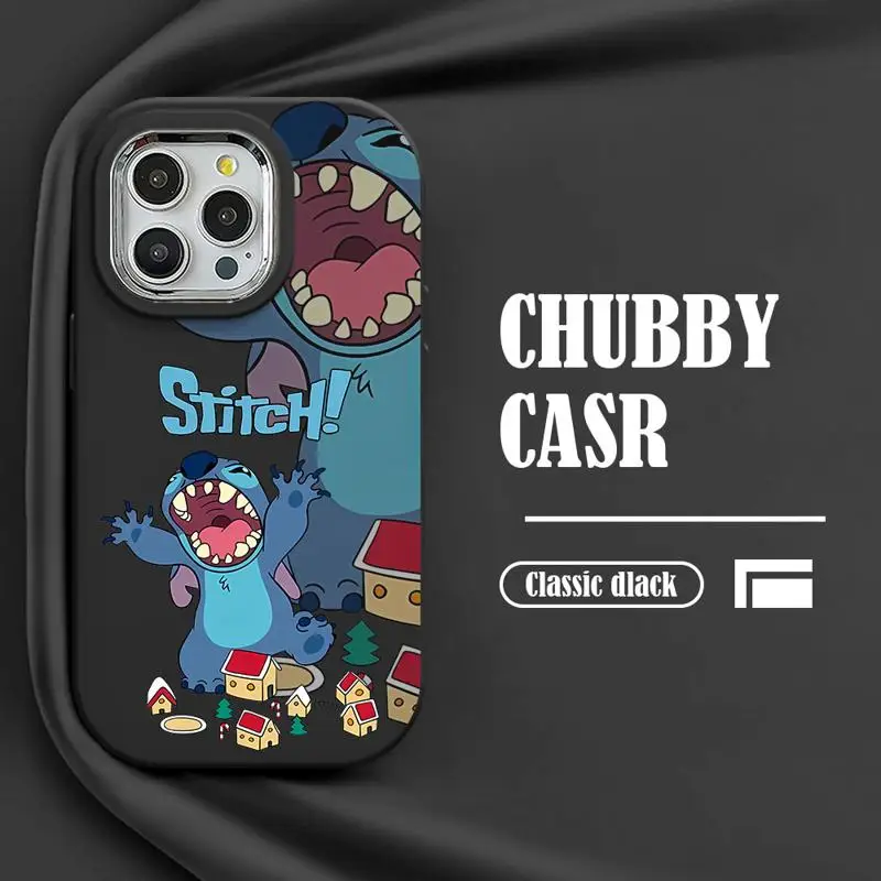 чехол для телефона Apple iPhone 15 14 Pro funda 11 Max 12 Plus 13pro max 15plus 11pro coque Cover Disney Turo Planet Stitch
