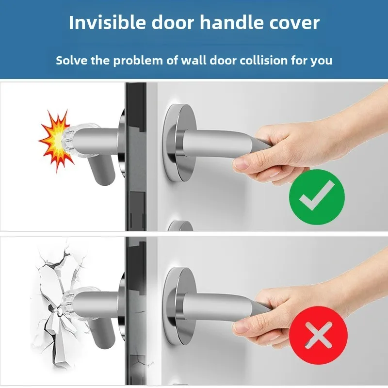 Дверной стопор кольцо для предотвращения столкновений без перфорации дверная