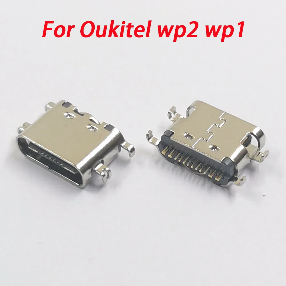 

50pcs Micro Usb Type-c Jack Socket Connector For Oukitel wp2 wp1 Umidigi S2 Charging Port Dock Plug Replacement Repair Parts
