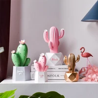 nordic simulation cactus creative home ornaments pink girly heart gift indoor room decorations furnishings