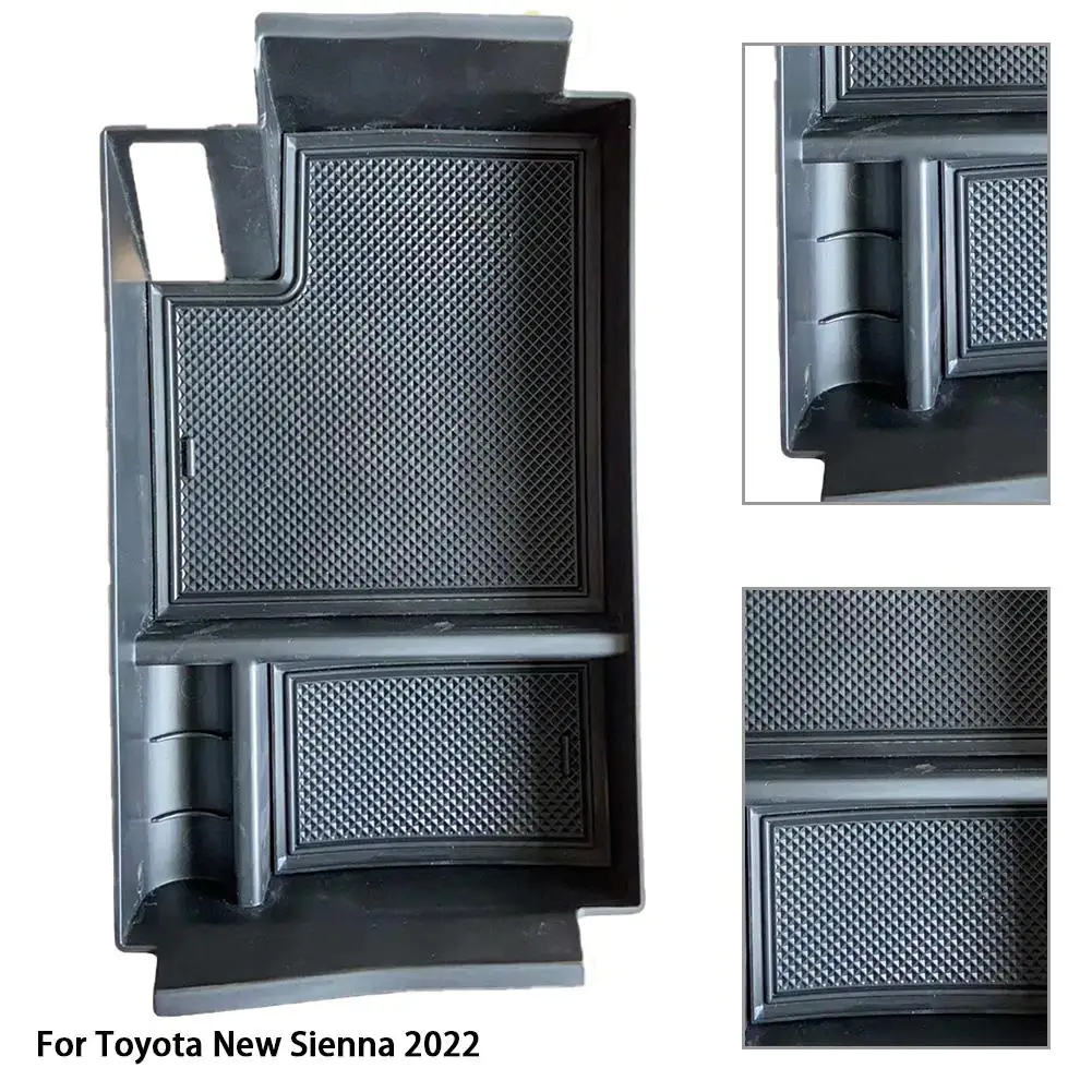 

ABS Plastic Car Armrest Box Storage Box For Toyota New Senna 2022 Auto Front /Center Storage Boxes Black