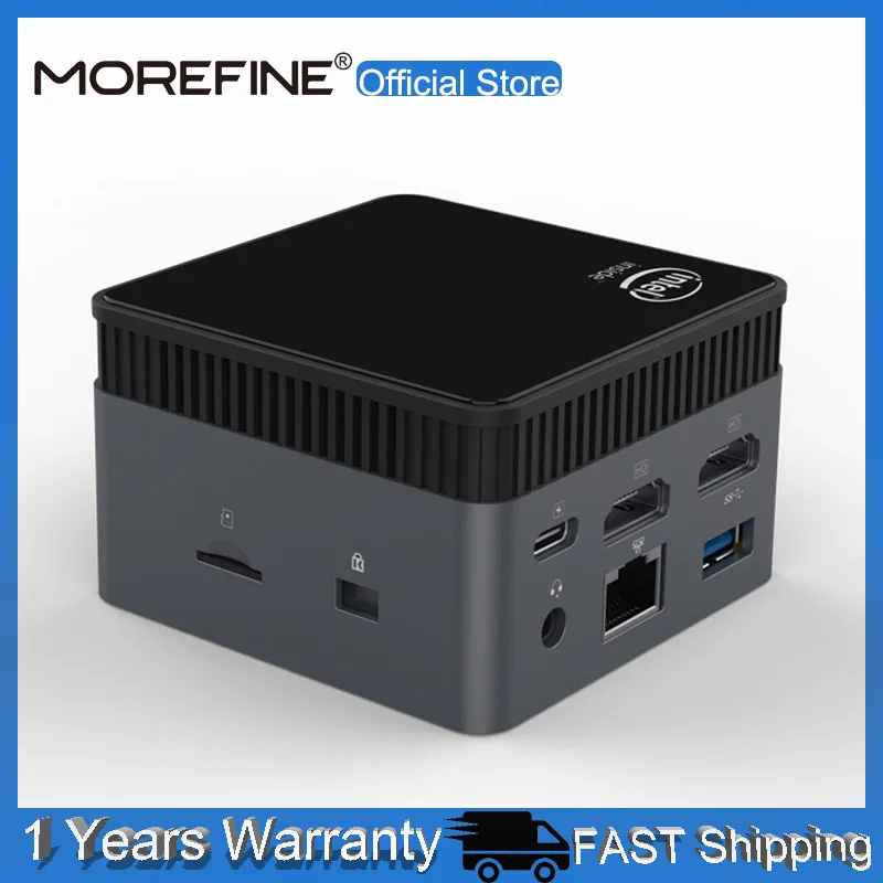 MOREFINE M6S Mini PC Intel N5105 8G LPDDR4 128GB/256GB Window10 pro Gaming Computer,4K 60Hz HDMI Windows11 Minipc Gamer ZX01