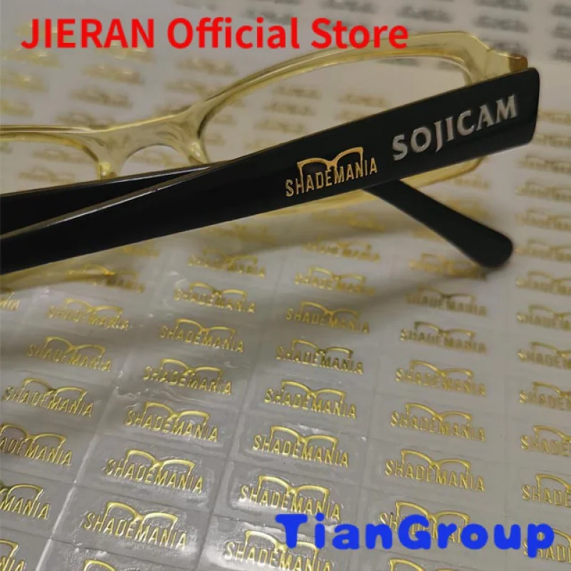 

Новинка 2020, высококачественная прозрачная наклейка с логотипом, металлическая этикетка для солнцезащитных очков