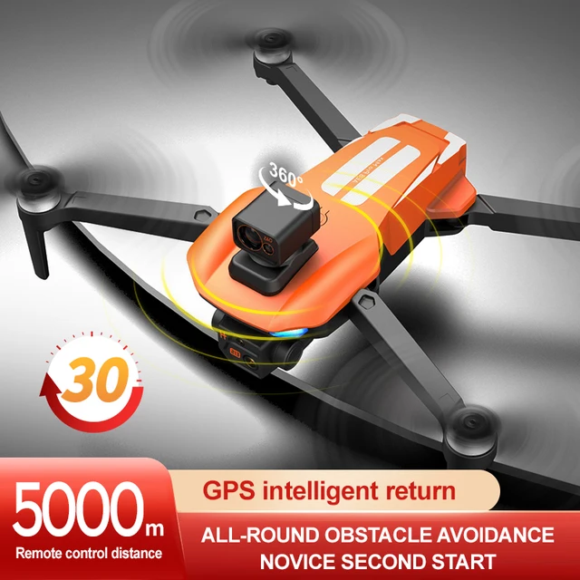 New AE8 Pro Max GPS Drone 8K Profesional Dual HD Camera RC Helicopter Distance 5KM Plane Brushless Obstacle Avoidance Quadcopter 3