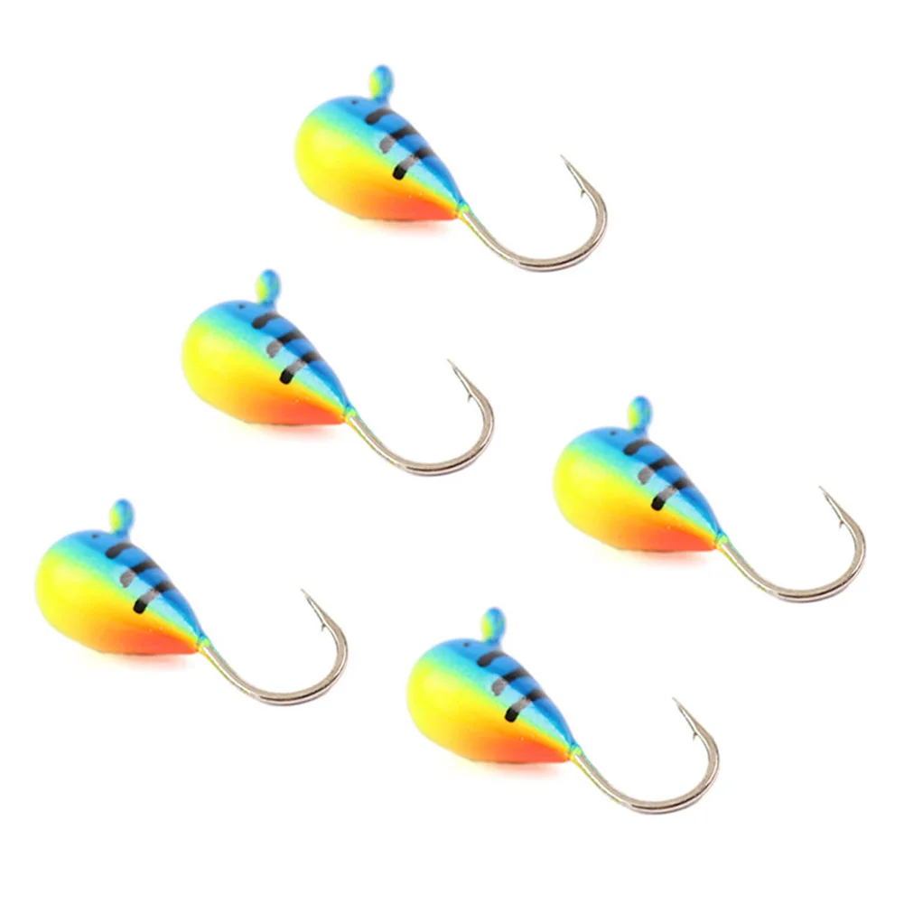5pcs Tungsten Ice Fishing Jig Winter Fishing Baits Ice Fishing Bait Iscas Pesca Fishing Tackle Gear Accessories enlarge