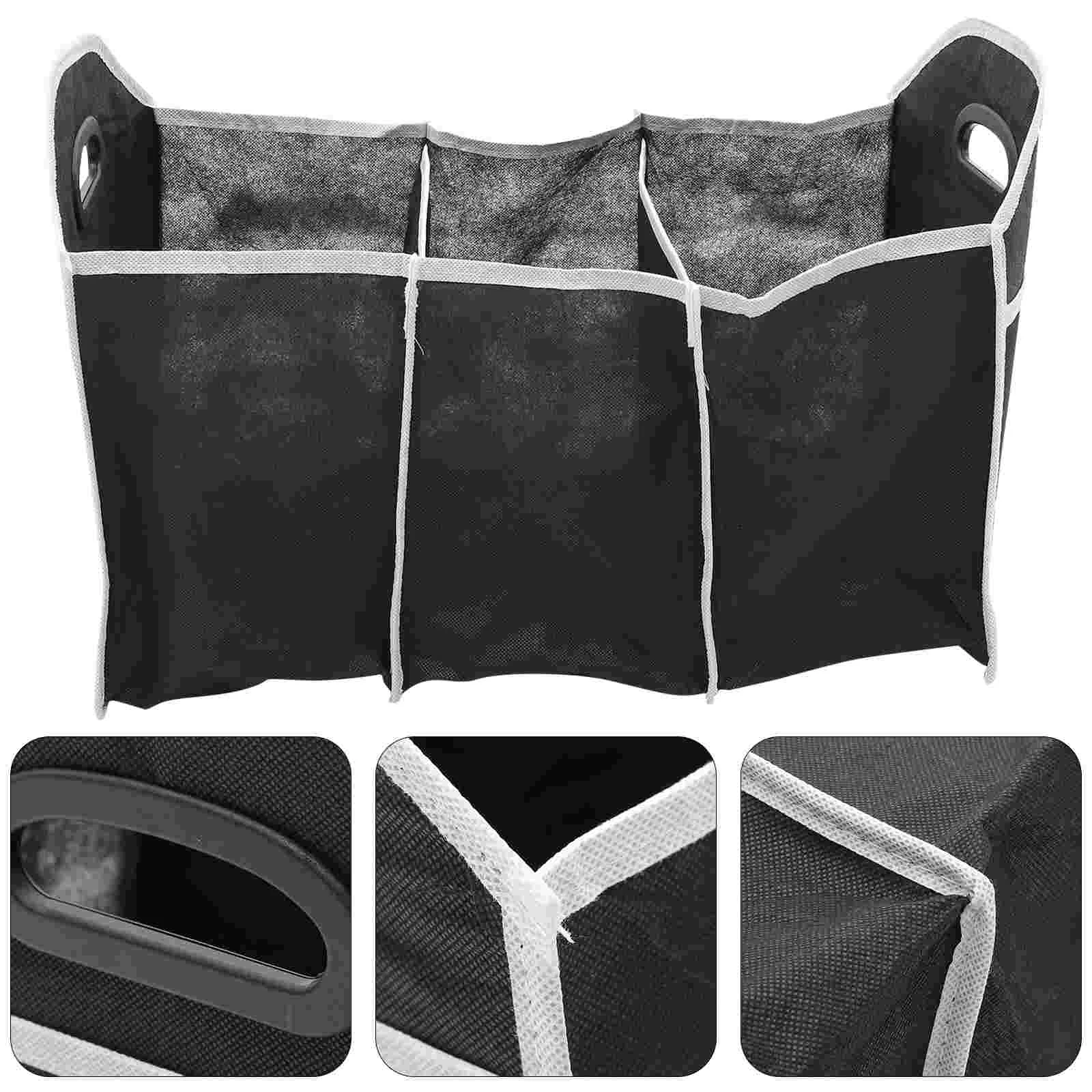 

Trunk Organizer Collapsible Storage Box Home Portable Storage with Handle for Home Car Office Organization 1pc ( Supplies