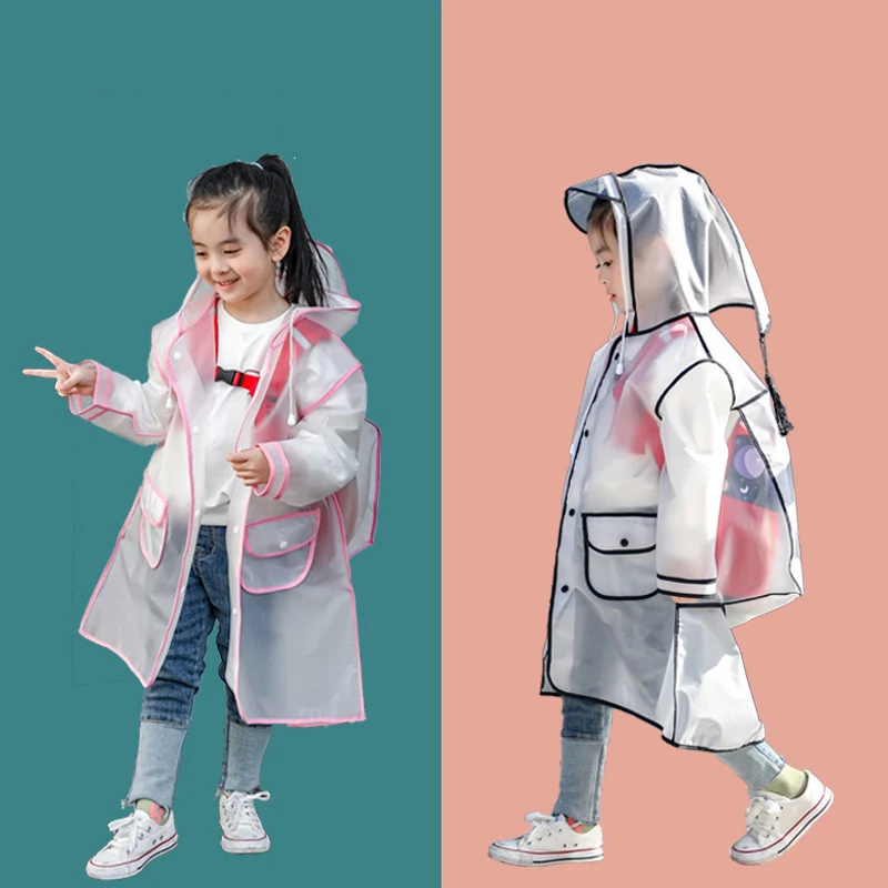 

Байкерский детский дождевик, водонепроницаемое модное пальто, дождевик для девушек, дождевик, дождевик