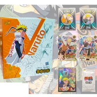 kayou naruto scroll of youth gift box anime character uzumaki naruto scr hot stamping glitter ninja collection cards kids toys