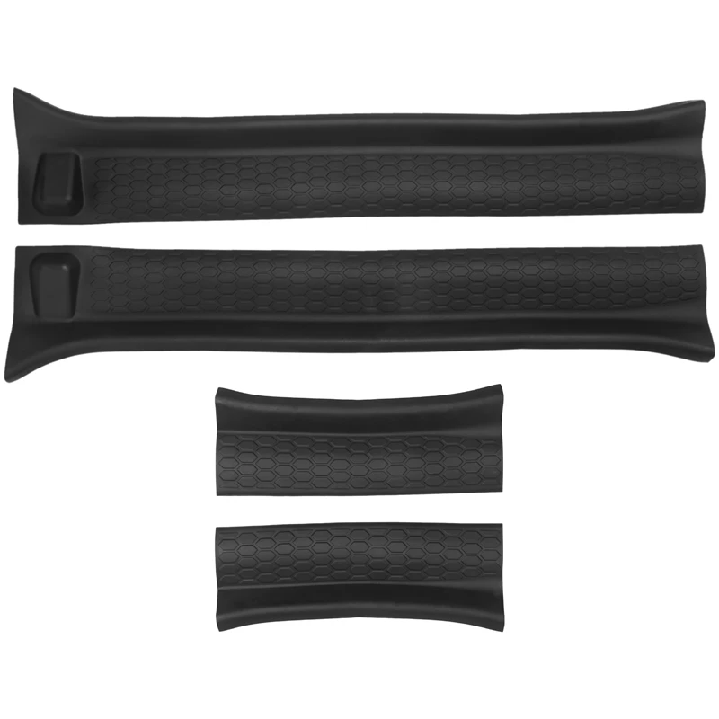 

Front Entry Guards Door Sill Plate Protectors for Jeep Wrangler JL 2018+ for Jeep Gladiator JT 2018+ ABS Door Threshold Bar Stri