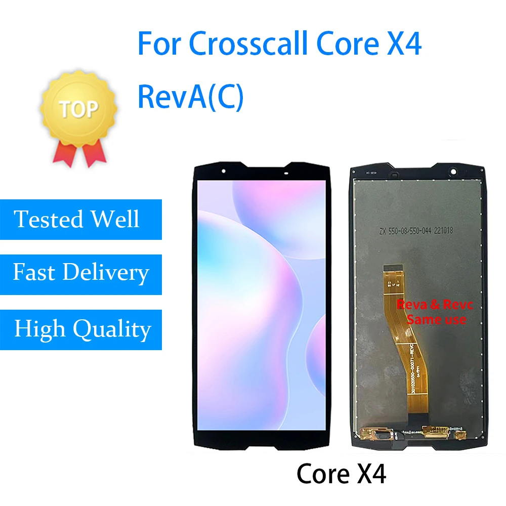 

For Crosscall Core X4 LCD Display Touch Screen Digitizer Assembly Replacement Core X4 LCD Pantalla Repair Parts