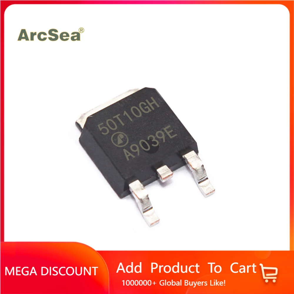 

10PCS 50T10GH AP50T10GH TO-252 100V 37A in stock 100% new and original