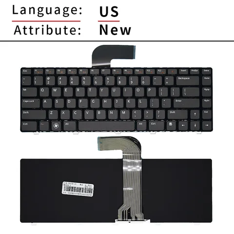 Клавиатура для ноутбука Dell Inspiron 14R N4110 M4110 N4050 M4040 N5050 M5050 M5040 N5040 P17S N4120 M4120 L502X