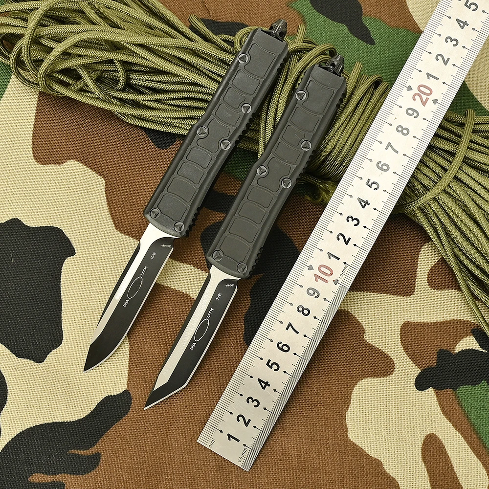 

SABADO MT UTX 85 Fruits Knife OTF Tanto Woodworking Aluminum Non-slip Handle Camping Kitchen Hunting EDC Selfdefens Hand Tools