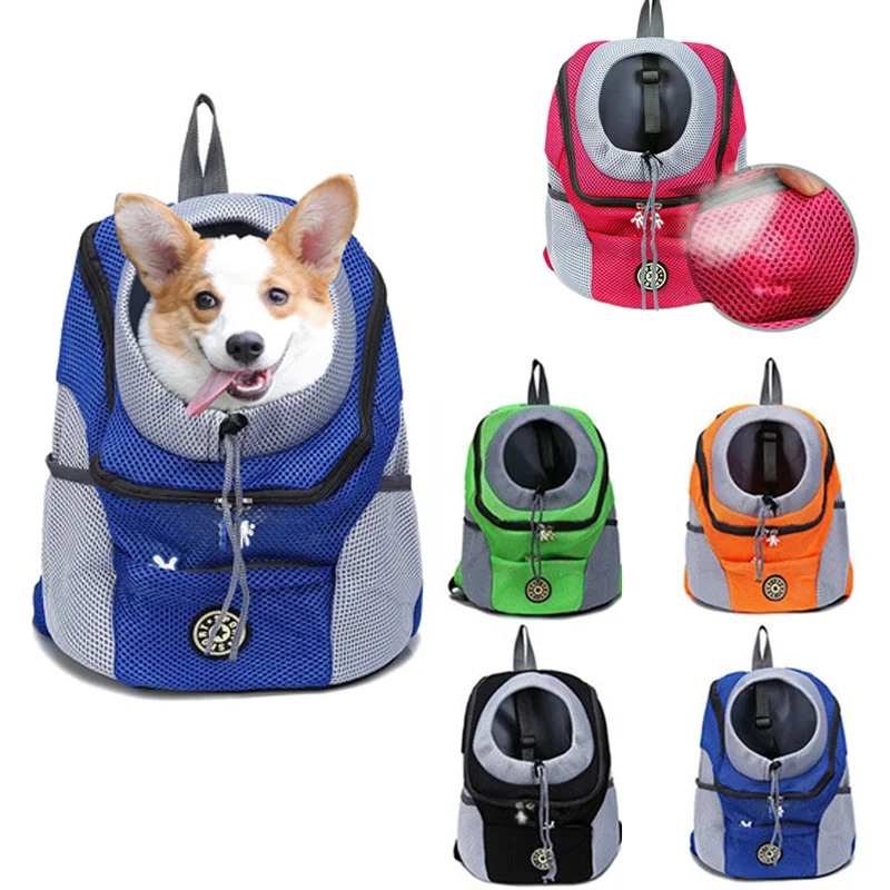 

Pet Dog Carrier Bag Carrier For Dogs Backpack Out Double Shoulder Portable Travel Backpack Outdoor Dog Carrier Bag Travel Set