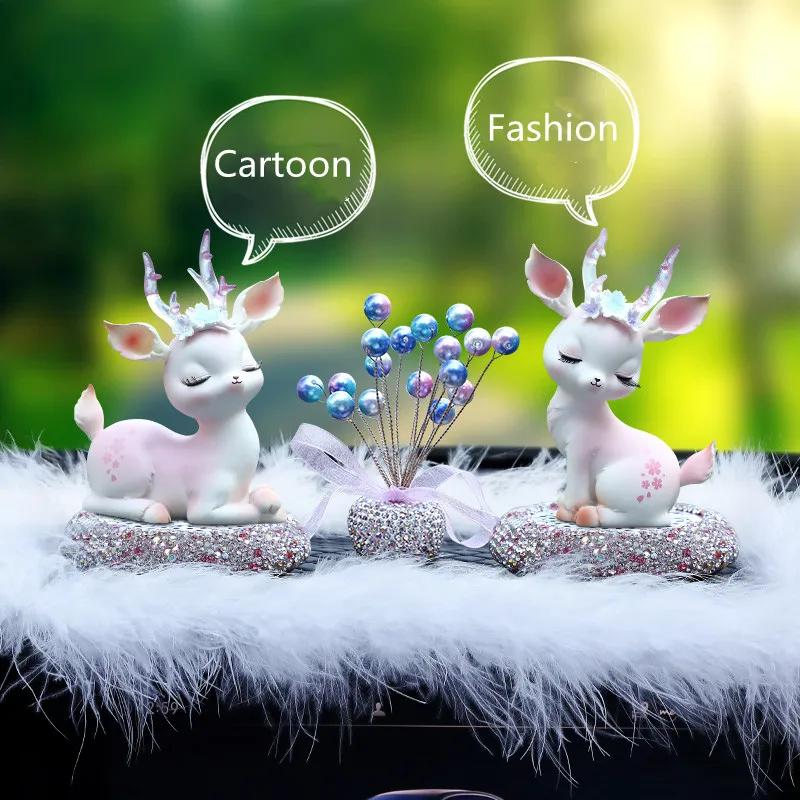 

Новое поступление 2022, милый олень, подарок на день рождения, мультяшная кукла, украшение для дома, украшение для автомобиля, подарки, украшен...