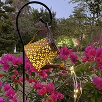solar led watering can light garden lawn lamps kettle lantern waterproof landscape lighting outdoor decorations for garden yard